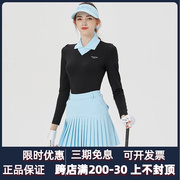 BG高尔夫女装球服装女长袖短裙套装修身运动球衣golf时尚高端