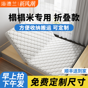 折叠椰棕垫床垫薄榻榻米垫子硬棕榈护脊乳胶软垫家用异形尺寸