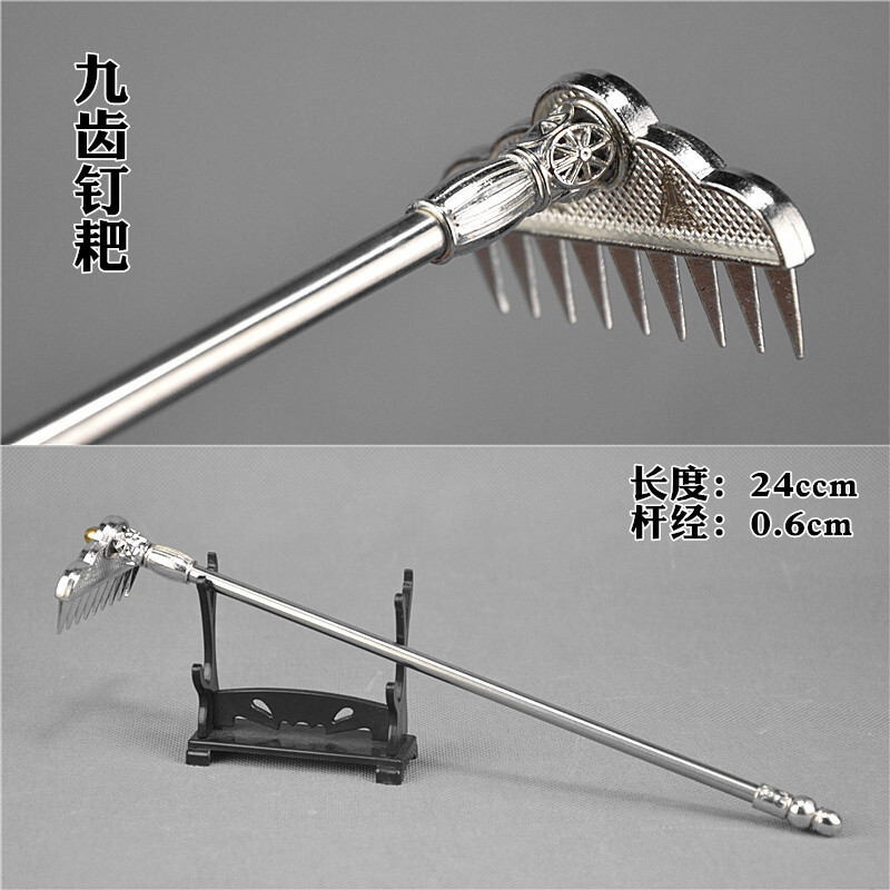 九齿钉耙 1:6微缩模型 猪八戒耙子天蓬帅上宝沁金耙 九齿钉耙434在类目 玩具/童车/益智/积木/模型, 电子/发光/充气/整蛊玩具, 发光玩具中 - 来自Buy2taobao.com提供专业的淘宝代购服务