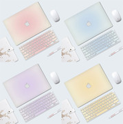 渐变色苹果macbookair电脑保护壳适用13.3寸笔记本2023款简约磨砂，pro16硬壳macbookair13.6m2透明外壳m1配件