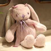 可爱长耳朵兔子毛绒玩具，小白兔娃娃女孩安抚兔兔玩偶抱着睡觉抱枕
