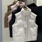 韩国童装儿童羽绒马甲2023秋冬男童女童外穿坎肩，背心90白鸭绒(白鸭绒)外套
