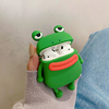 可爱搞怪情侣青蛙airpodspro保护套苹果无线蓝牙，耳机保护壳airpods123代日韩个性小众pro2防摔套情侣硅胶软