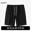 gxgjeans男装短裤2024年夏季口袋工装休闲五分裤子潮