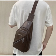 la6胸包休闲运动胸前斜挎包时尚，韩版男士小背包单肩旅行包