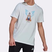 adidas阿迪达斯短袖男子，夏季足球运动宽松透气休闲圆领t恤ha0901