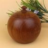 木制茶叶罐茶叶罐红木制花梨木圆形，整木加厚老料装茶盒木头罐子