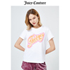 Juicy Couture橘滋美式夏季时尚百搭宽松半袖上衣印花短袖T恤
