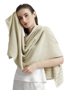 天然竹炭纤维浴巾女夏天家用毛巾超柔软薄款速干吸水成人裹巾