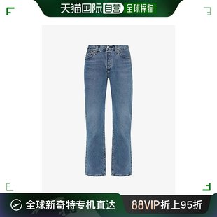 香港直邮潮奢levi's李维斯(李，维斯)女士501直筒中腰牛仔裤