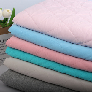 精梳纯棉莫代尔单面绗缝，布料夏凉被褥子棉衣外套面料，10元米hf8
