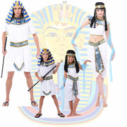 万圣节儿童服装男埃及法老衣服艳后服装王子公主衣服女古希腊长裙