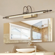 北欧美式镜前灯led复古铜，简约浴室镜子灯卫生间，防水画前镜柜灯具