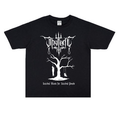 巴西自杀黑金属摇滚Thy Light乐队专辑印花纯棉T恤短袖男女同款