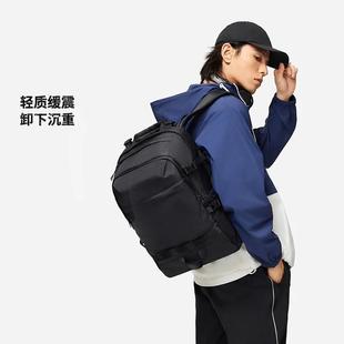 李宁背包男女同款2024夏运动生活系列双肩包学生书包ABSU119