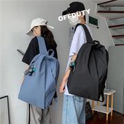 双肩包男士流行简约韩版初高中大学生书包旅行背包大容量电脑包
