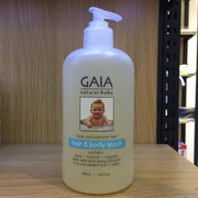 澳洲进口Gaia婴幼儿新生宝宝洗护二合一儿童温和无泪配方500ml
