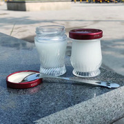 50ml毫升铁盖燕窝瓶酸奶杯布丁牛奶瓶带盖玻璃燕窝分装瓶耐高温
