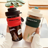 tritan水杯塑料杯子耐高温无毒水瓶便携咖啡杯，随行简约带茶隔茶杯