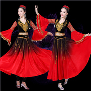 2022新疆维吾尔族服装肚皮舞亮片演出服少数民族舞蹈服成人女