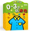 1到3岁2宝宝涂色书绘本儿童图画画本小孩涂鸦填色启蒙绘画幼儿园