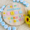 生日快乐翻糖模具字母数字弹簧压模切模蛋糕装饰diy家用烘焙工具