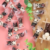 知合堂熊猫麦丽素黑巧克力，豆白巧网红小零食，糖果独立装(代可可脂