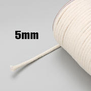 5mm黑白棉绳手工编织挂毯绳包粽子线吊牌绳棉线46米