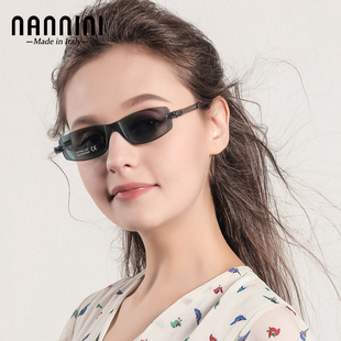 纳尼尼老花太阳镜女款超轻折叠便携无框墨镜高清老人眼镜男品牌