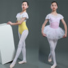 夏季儿童芭蕾舞蹈练功体服少儿荷叶中国舞衣女孩民族裙演出装