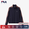 FILA KIDS斐乐童装女大童外套2024春季儿童立领运动跑步上衣