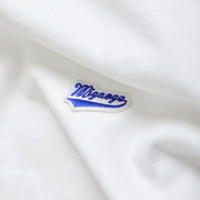 MIGAOGE自制重磅厚实纯棉宽松版型OS简约复古男女刺绣短袖T恤
