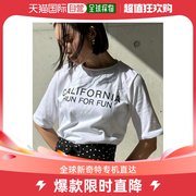 日本直邮deux amour 女士CALIFORNIA T恤 大人流行款式 春夏休闲