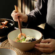 创意深碗拉面碗大小号，面条碗馄饨，饺子汤面碗削面碗高脚陶瓷碗