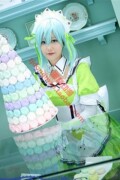 神域 朝田诗乃 女仆装 cosplay承接各种动漫服装假发定制