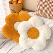 太阳花抱枕沙发客厅奶油风飘窗摆件C装饰花朵花型靠垫花瓣靠枕坐
