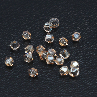 法式刺绣 Swarovski奥地利进口菱形珠水晶珠 4mm透明色施华洛世奇