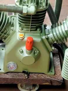 0.9捷豹空压机机头，流动汽修补胎高压16公斤泵头打气泵喷漆8