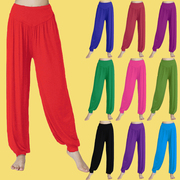 瑜伽服瑜伽裤子莫代尔灯笼裤，女运动哈伦裤，舞蹈服幼师形体练功长裤