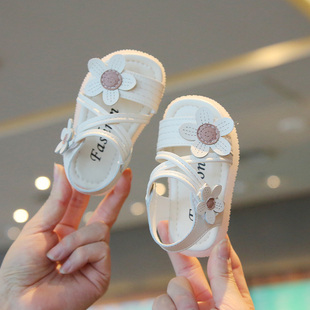小童宝宝公主凉鞋软底学步鞋夏季0-1一2岁3婴儿防滑女童鞋子