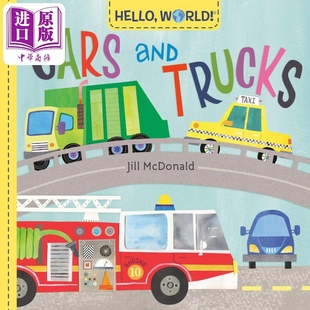 helloworld!carsandtrucks兰登:你好科学小世界:车，与卡车英文原版，进口图书儿童绘本幼儿图画书纸板书中商原版?