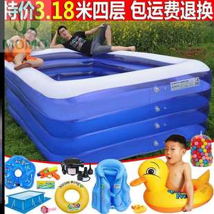 浴缸海洋充气游泳池家用保温户外家庭室外简易超大型婴儿戏水球池