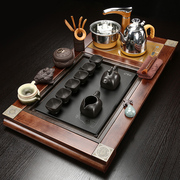 茶具套装家用喝茶功夫茶具，四合一茶台一体实木，茶盘茶道全自动中式