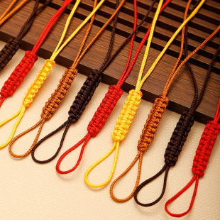 2022茶壶绳子紫砂壶盖，防摔绳系壶绳茶道配件经典手工编织红绳