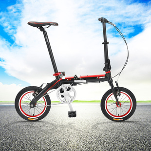 永久牌折叠自行车超轻便携成年单车男女小型14寸学生免安装单车