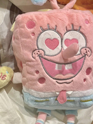 海绵宝宝公仔超大号粉色派大星玩偶毛绒娃娃，睡觉抱送女友生日礼物