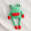 手工刺绣自制作美人青蛙玩偶，布偶公仔布艺手缝娃娃diy材料，包礼物(包礼物)