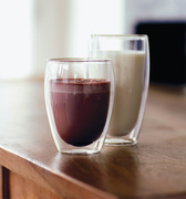 家用玻璃水杯双层杯耐热茶杯隔热咖啡杯马克杯果汁杯创意牛奶杯子