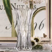 欧式水晶玻璃花瓶厚重家居摆件鲜花富贵竹插花瓶花器客厅装饰