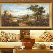 速发手绘油画客厅，酒店卧室装饰画，配画古典欧式风景油画